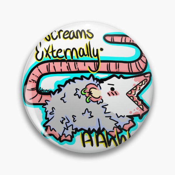 Item preview, Screaming Opossum No Background designed and sold by fidgettbiscuit.