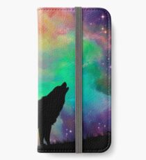 "Howling Wolf" | Epic Galaxy Artwork Design iPhone Wallet/Case/Skin