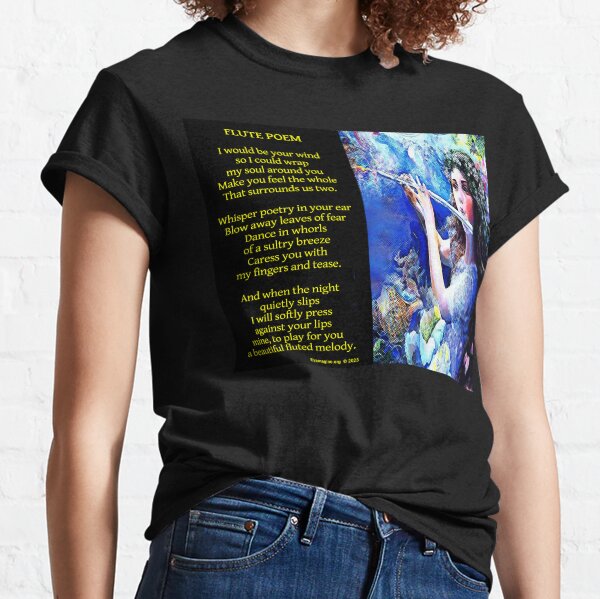 Flute Poem Classic T-Shirt