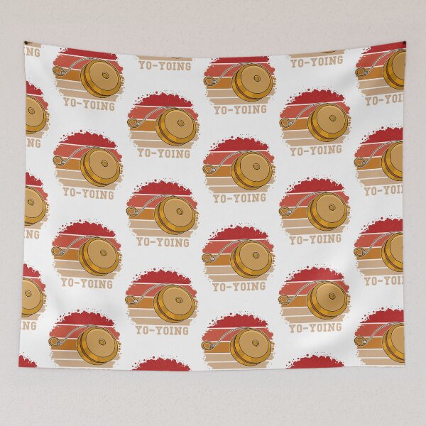 Item preview, retro yoyo world, nostalgic art designed and sold by Design_for_merch.