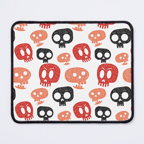 Item preview, Cute skulls - Red&Orange designed and sold by LotusArtStudio.