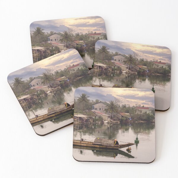 Item preview, Sampan on a River, Vietnam designed and sold by Kasia Design.