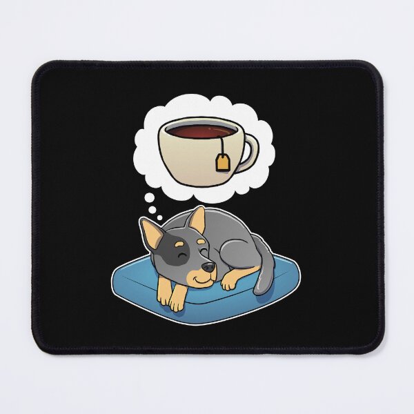 Item preview, Australian Cattle Dog dreaming about Black Tea designed and sold by DoggieDelights.