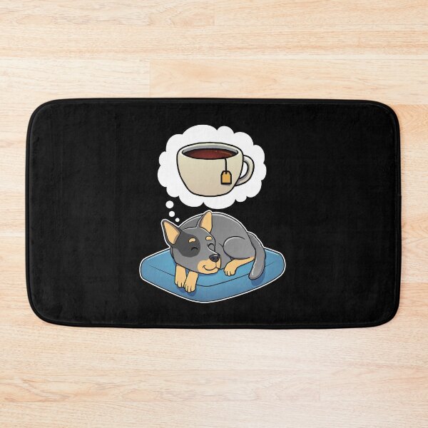 Item preview, Australian Cattle Dog dreaming about Black Tea designed and sold by DoggieDelights.