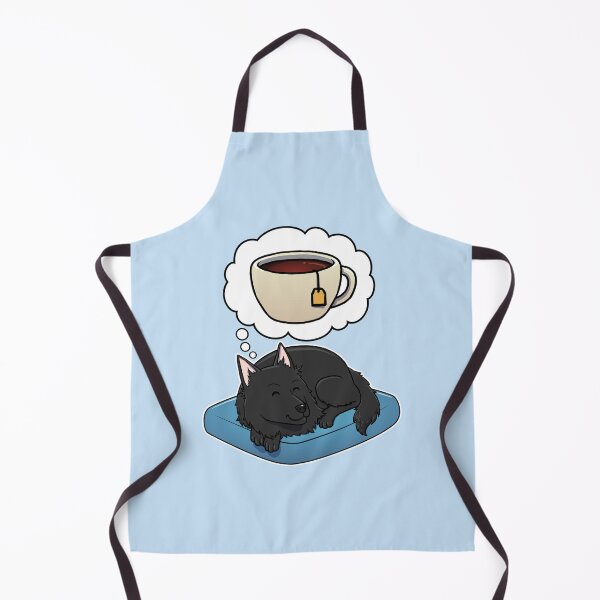 Item preview, Belgian Sheepdog dreaming about Black Tea designed and sold by DoggieDelights.