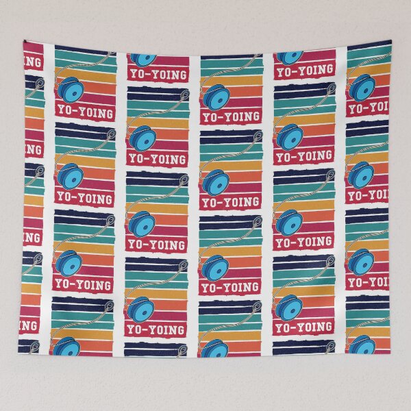 Item preview, retro yoyo world, nostalgic art designed and sold by Design_for_merch.