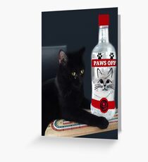 ITS MY PARTY AND I'LL CRY IF I WANT TOO.CRY IF I WANT TOO..U WOULD CRY TOO IF IT HAPPENED TO U....CUTE FELINE BOTTLE AND TOY PICTURE AND OR CARD ECT.. Greeting Card