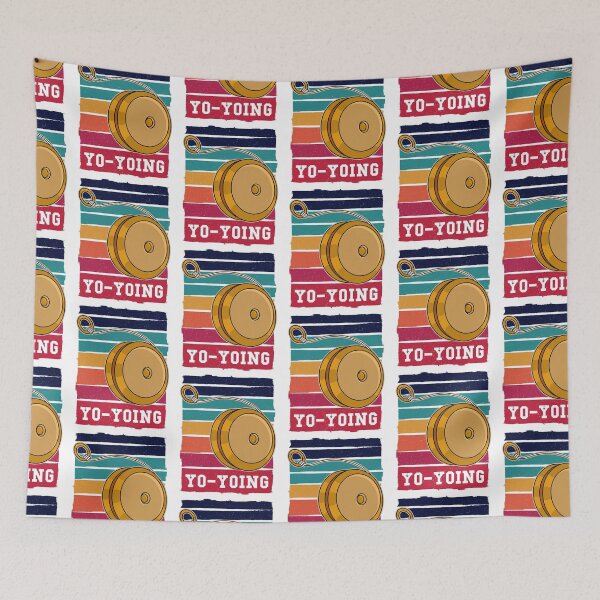 Item preview,  retro yoyo world, nostalgic art designed and sold by Design_for_merch.