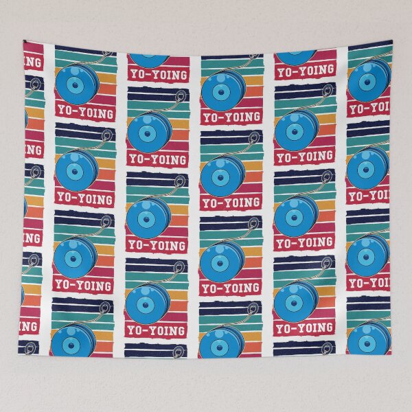 Item preview, retro yoyo world, nostalgic art designed and sold by Design_for_merch.