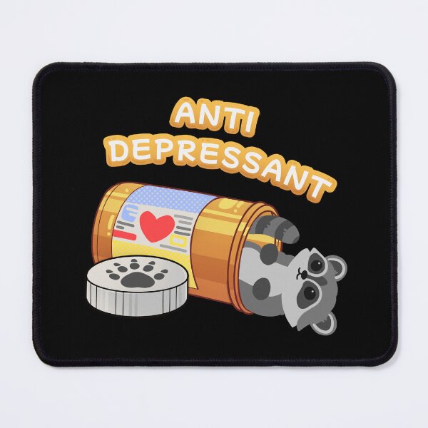 Item preview, Raccoon Antidepressant designed and sold by Mossysplashart.