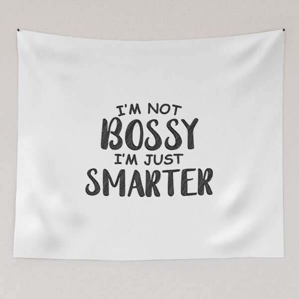 Item preview, Smart and Assertive, i'm not bossy i'm just smarter, Intelligence is not Bossiness designed and sold by RedArtsDesign.