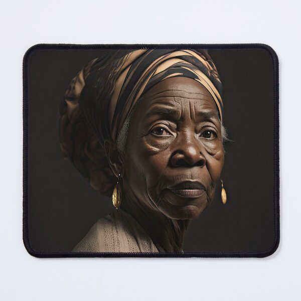 Item preview, Nice portrait of a stylish dressed older African woman designed and sold by 12points.