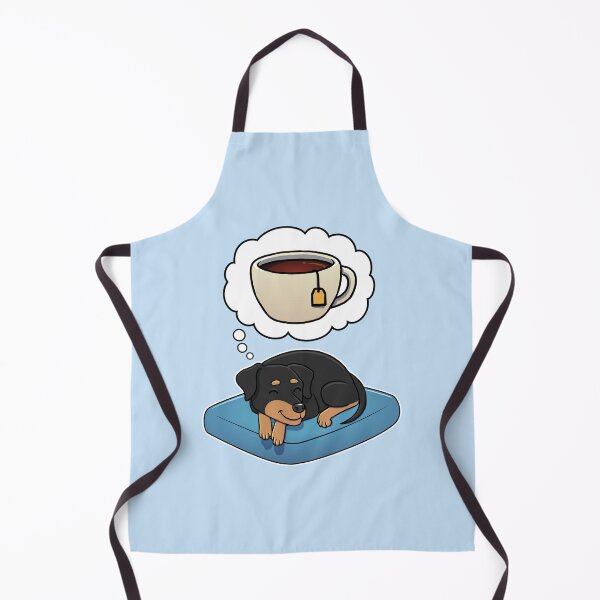 Item preview, Miniature Pinscher dreaming about Black Tea designed and sold by DoggieDelights.