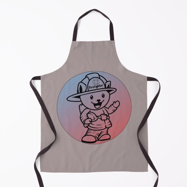 Item preview, Happy firefighter, animal designed and sold by HarriPaloma.