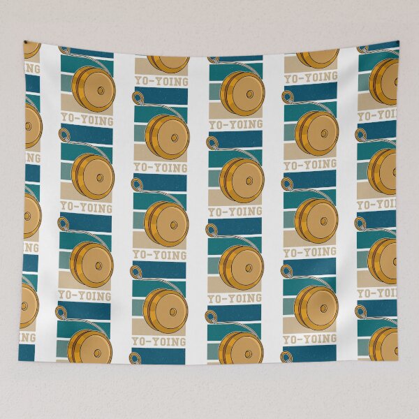 Item preview, Retro yoyo world, nostalgic art designed and sold by Design_for_merch.