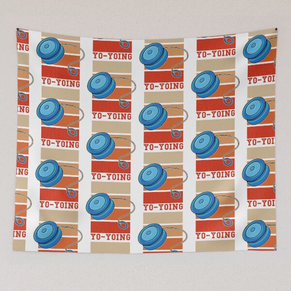 Item preview, Retro yoyo world, nostalgic art designed and sold by Design_for_merch.