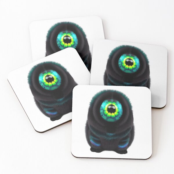 Item preview, Weird strange fluffy alien with one large eye designed and sold by rockate.