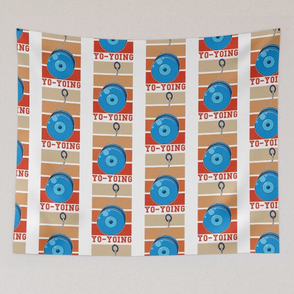 Item preview, Retro yoyo world, nostalgic art designed and sold by Design_for_merch.