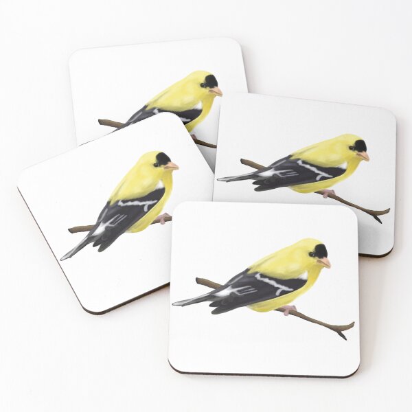 Item preview, American Goldfinch Prairie Songbird designed and sold by ModelOrganism.