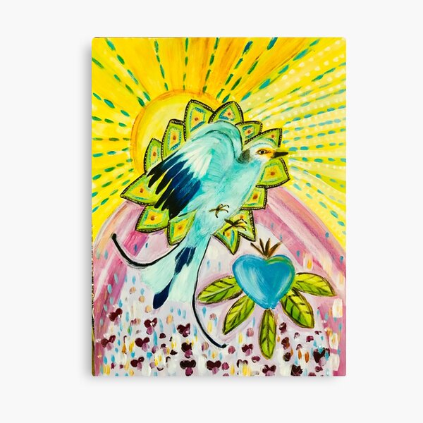 Racket-tailed roller Canvas Print