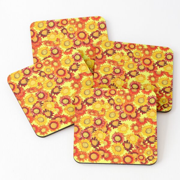 Item preview, MIXED SUNFLOWER PATTERNS ABSTRACT ART designed and sold by sharlesart.