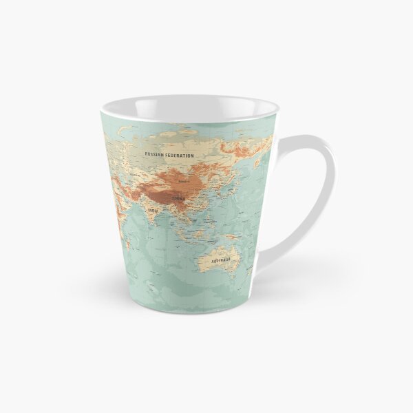 Item preview, Topographic World Map designed and sold by Alo.