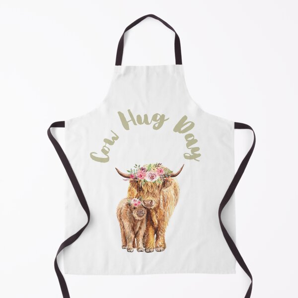 Item preview, Cow hug day, cute floral highland cow and calf, International hug day, happy hug day designed and sold by Flowerartlovers.