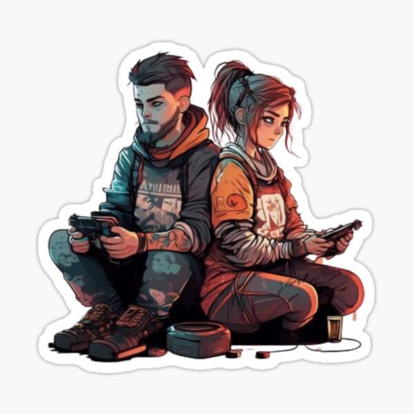 Will You Be My Player 2 - Gamer Couple - Sticker