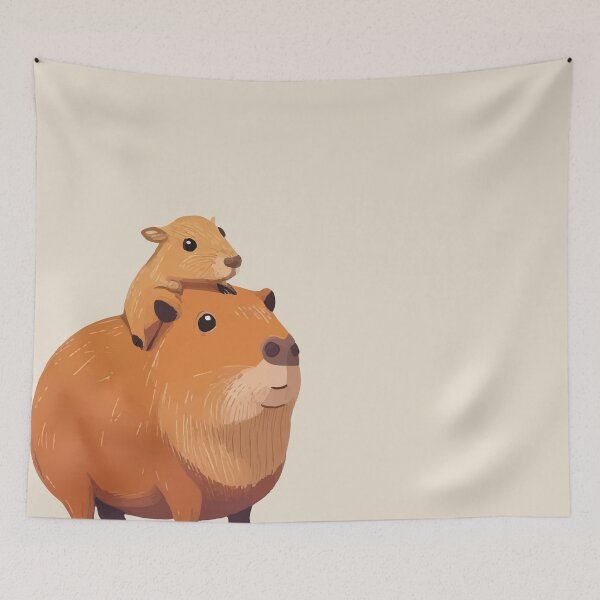 Item preview, Cute capybara designed and sold by CottonHouse.