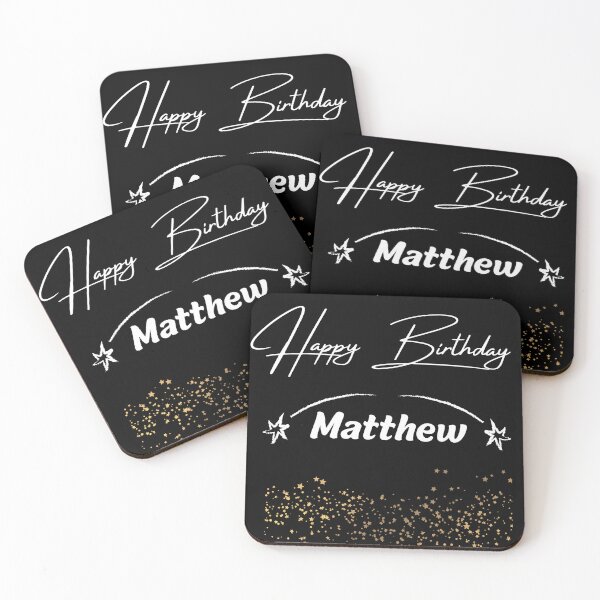Item preview, Happy Birthday Matthew designed and sold by KMRmerchDesigns.