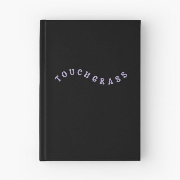 Item preview, Touch grass text wave lavender designed and sold by modeTRIP.