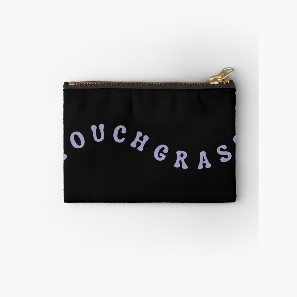 Item preview, Touch grass text wave lavender designed and sold by modeTRIP.