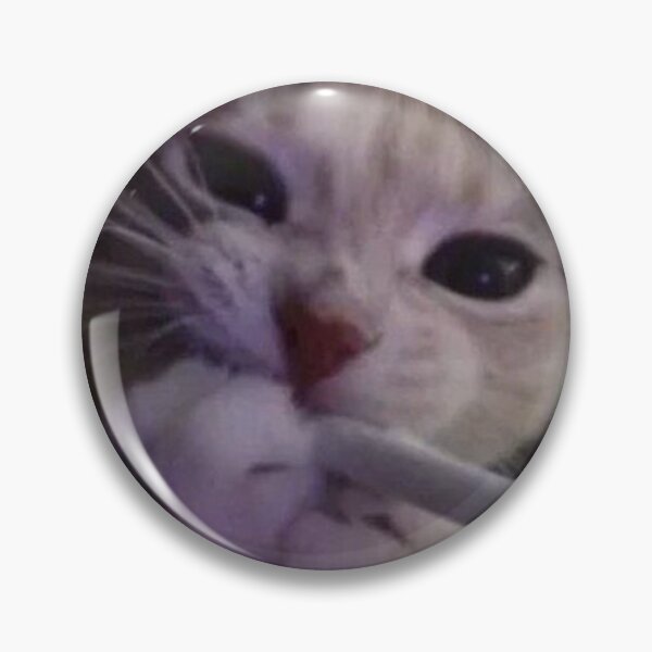 Item preview, smoking cat funny sticker  designed and sold by sersidom.
