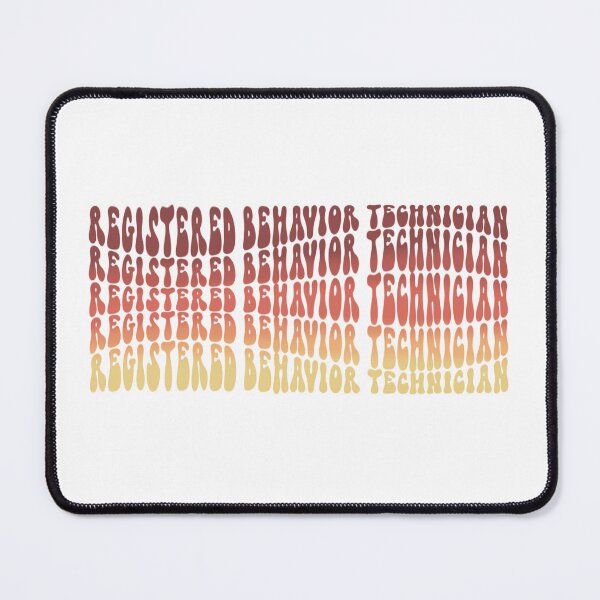 Item preview, Wavy Registered Behavior Technician designed and sold by QuartzLettering.