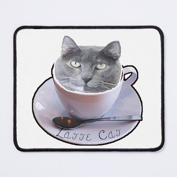 Item preview, Latte Cat designed and sold by NotBadDesigns.