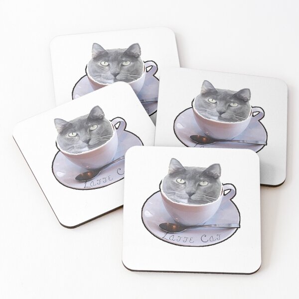 Item preview, Latte Cat designed and sold by NotBadDesigns.