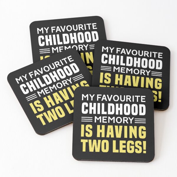 Item preview, My Favourite Childhood Memory Is Having Two Legs - Funny Leg Amputation designed and sold by T-shirt For You.