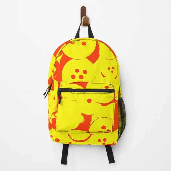 Item preview, Yellow and Red Abstract Buttons designed and sold by asurtiumgreen.