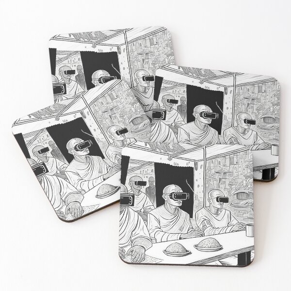 Item preview, VR helmet monks group modeling print designed and sold by osssoconcept.