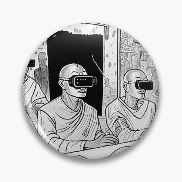Item preview, VR helmet monks group modeling print designed and sold by osssoconcept.