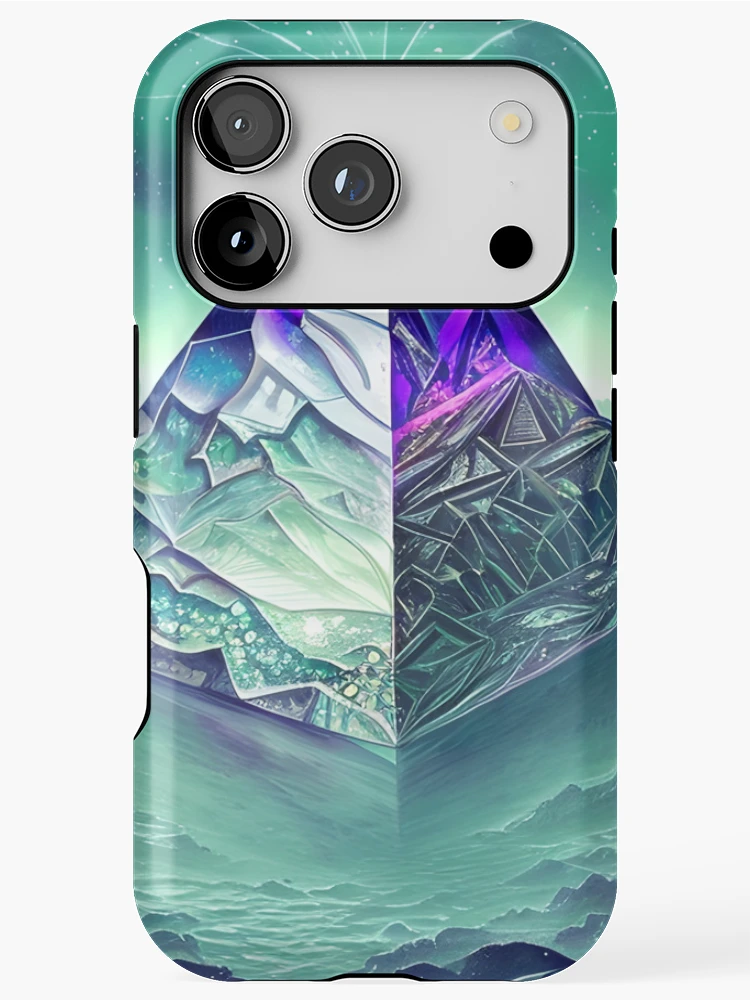 Thumbnail 1 of 4, iPhone Case, Crystal Pyramid designed and sold by Poetic Patterns Studio.