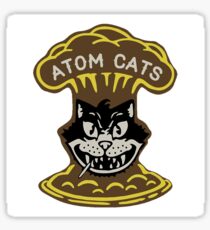 Atom Katzen Aufkleber Sticker