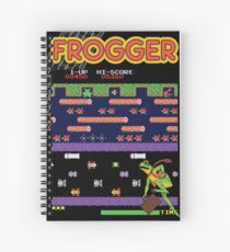 Frogger the Classic Arcade Video Game Spiral Notebook