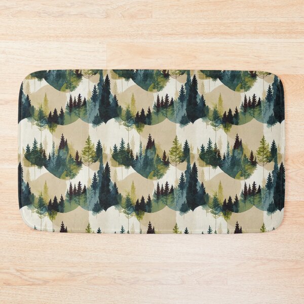 Item preview, Watercolor pastel wood forest  designed and sold by YeKnot.