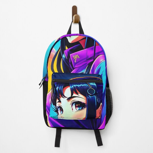 Item preview, Vintage 90's Anime Girl Inspired Retro lofi Cyberpunk graphic designed and sold by iluminal.