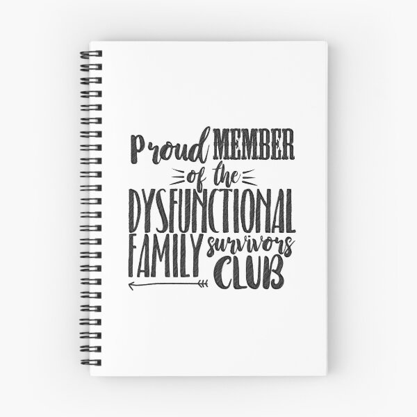 Item preview, Survivor of the Dysfunctional Family Club, proud member of dysfunctional family survivors club designed and sold by RedArtsDesign.
