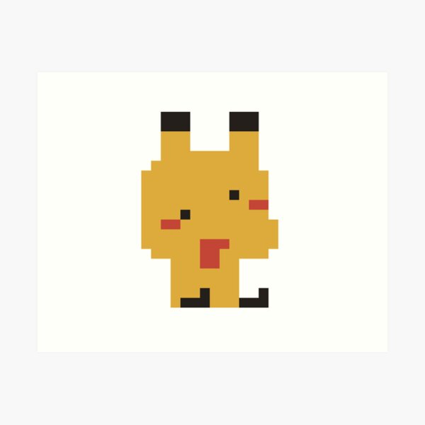 Pikachu meme pixel art