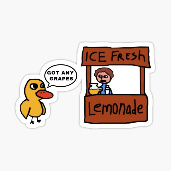 Item preview, Got any Grapes Ice Fresh Lemonade meme designed and sold by POPCulturejb.