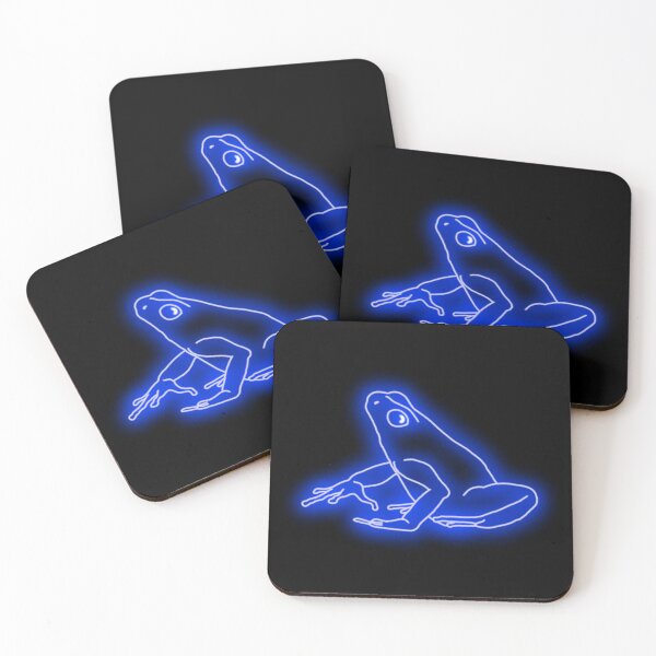 Item preview, Neon Frog - Blue designed and sold by Shadarinth.
