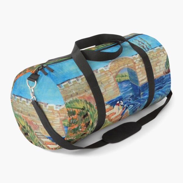 Item preview, Langlois Bridge at Arles with Women Washing, Van Gogh art  style Acrylic painting designed and sold by naturematters.